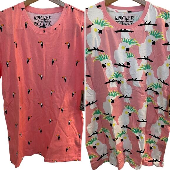 Knickerbocker Other - NWT Knicker Bocker Men’s Short Sleeve T-Shirt Bundle 2 Shirts “Vintage Design” M